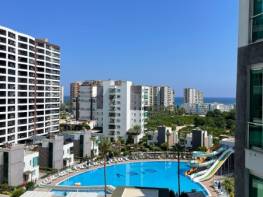 MERSİN ERDEMLİ TÖMÜK'TE SİTE İÇERİSİNDE FULL EŞYALI LÜKS 2+1 DAİRE